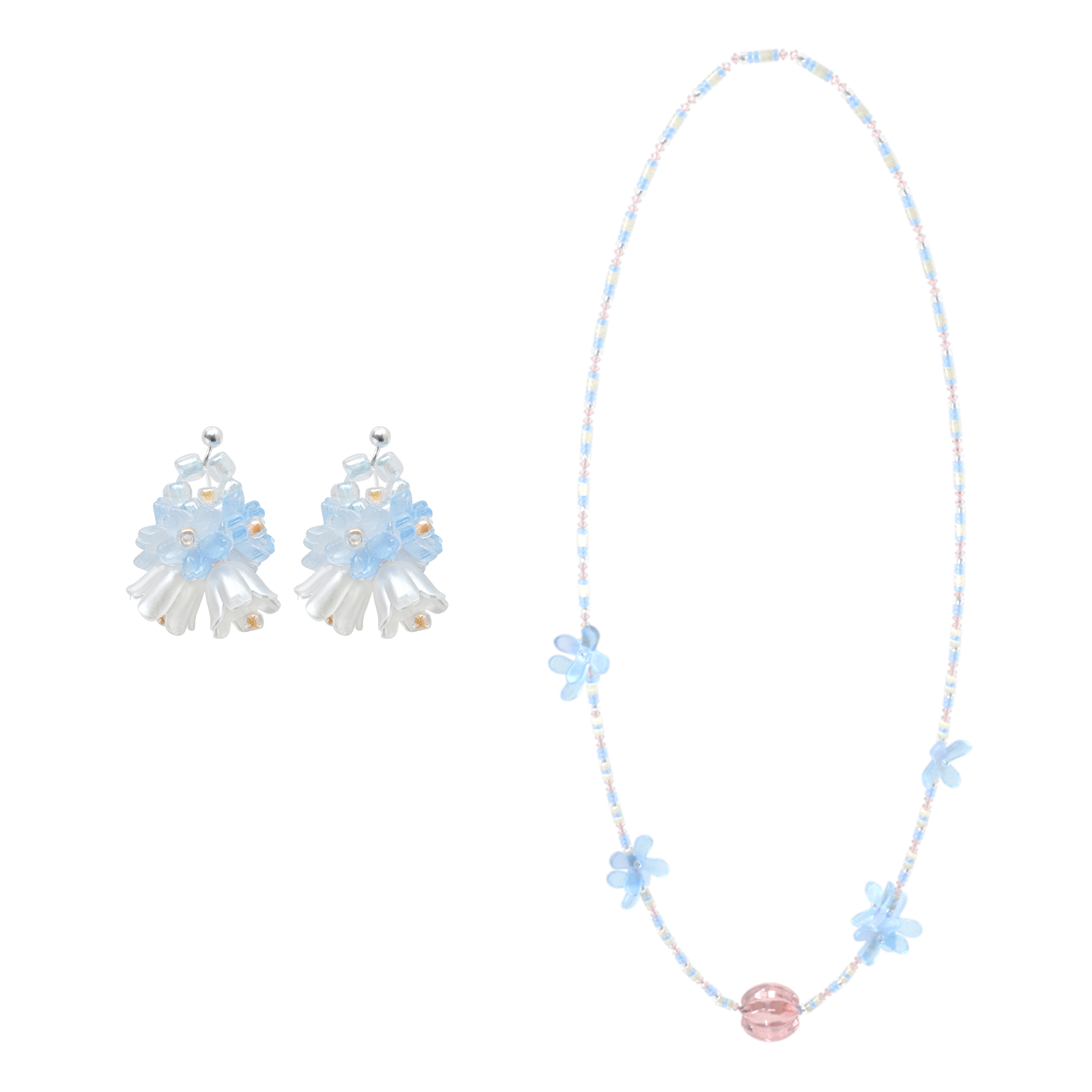 Bluebell - Earrings & Necklace Set