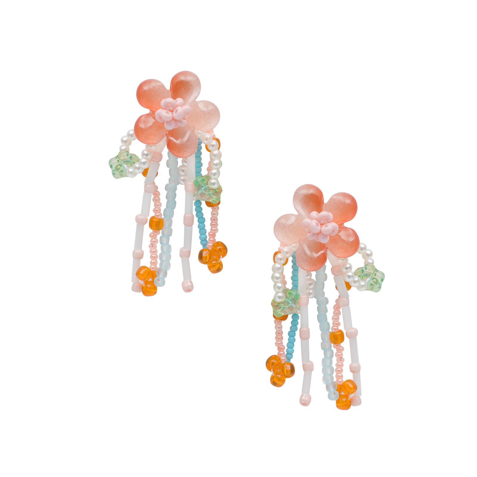 Orange Shine - Earrings