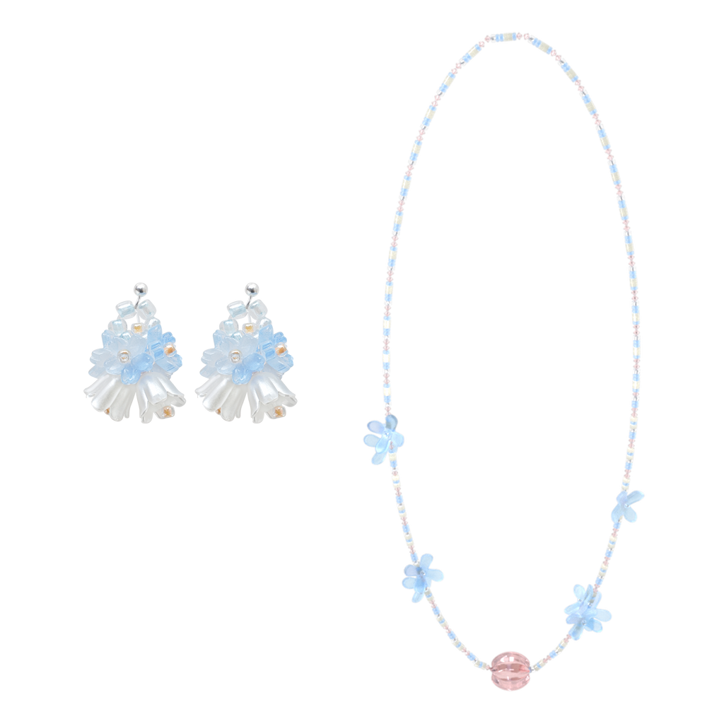 Bluebell - Earrings & Necklace Set
