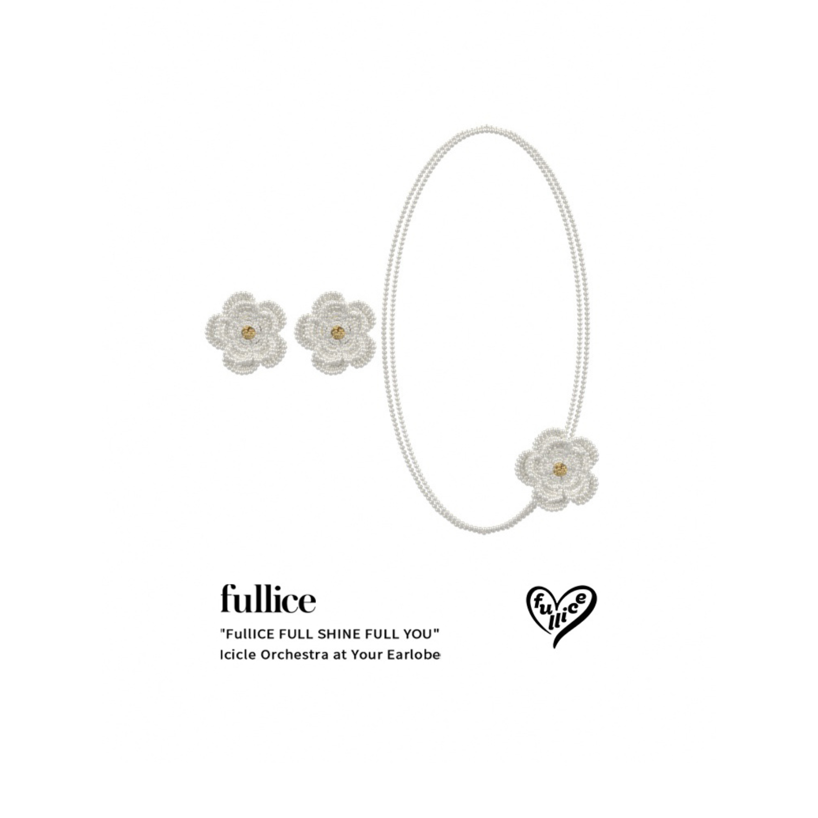 Camellia - Earrings & Necklace