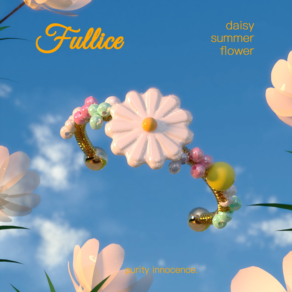 Daisy Wreath - Ear Cuffs / Ring