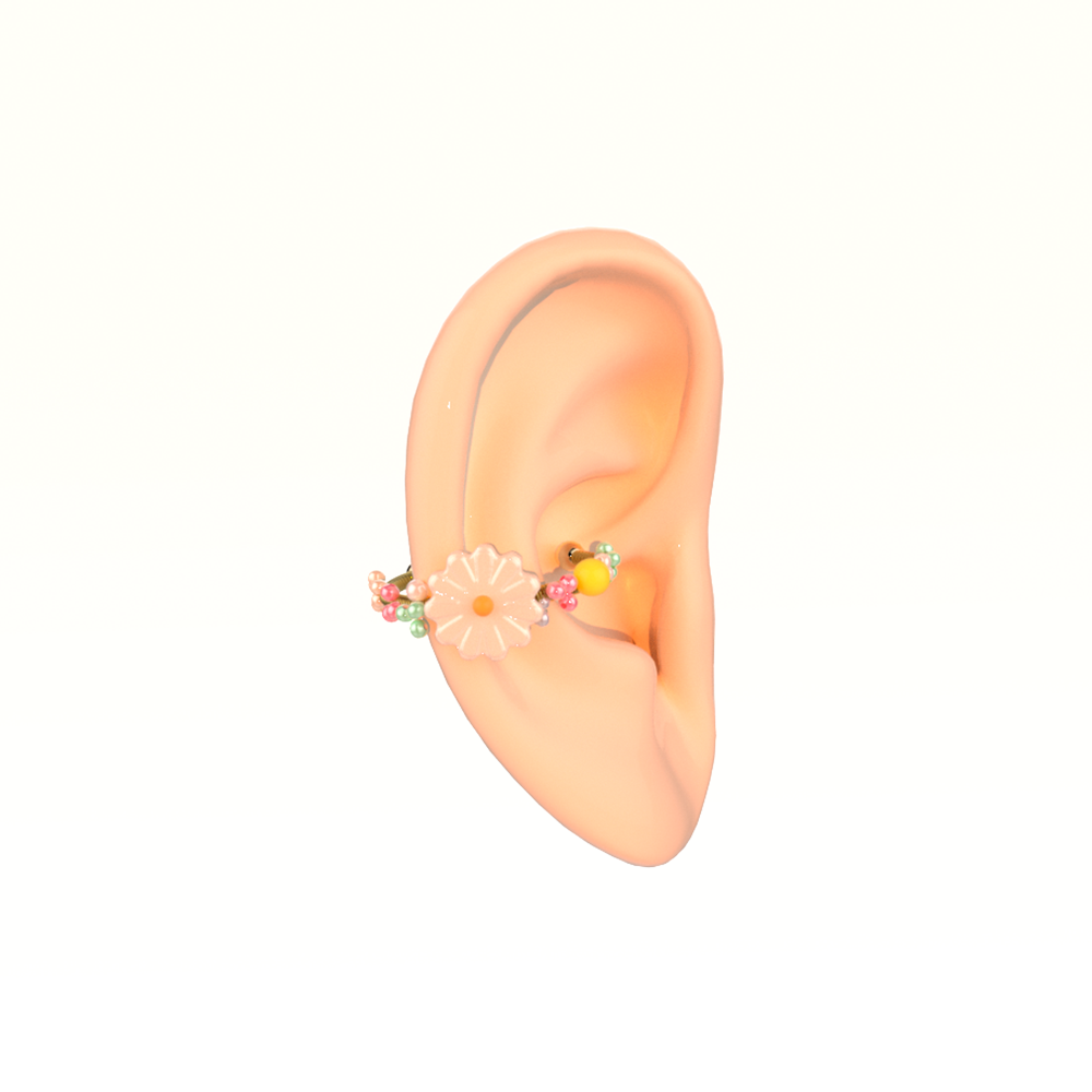 Daisy Wreath - Ear Cuffs / Ring