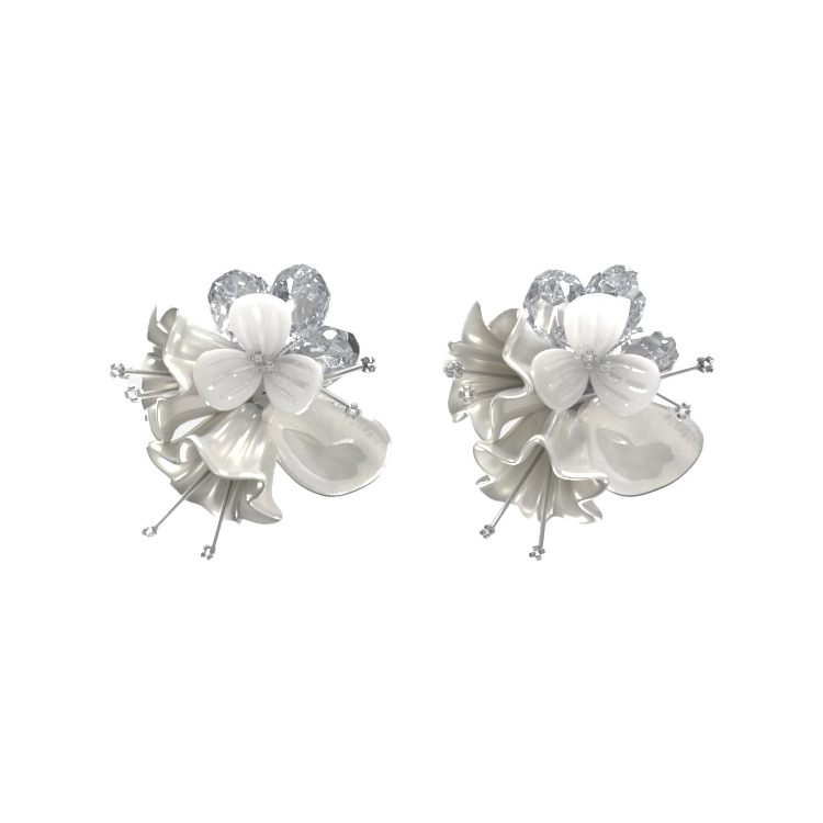 Magnolia - Earrings & Ring