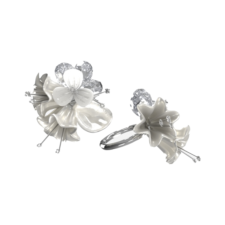 Magnolia - Earrings & Ring