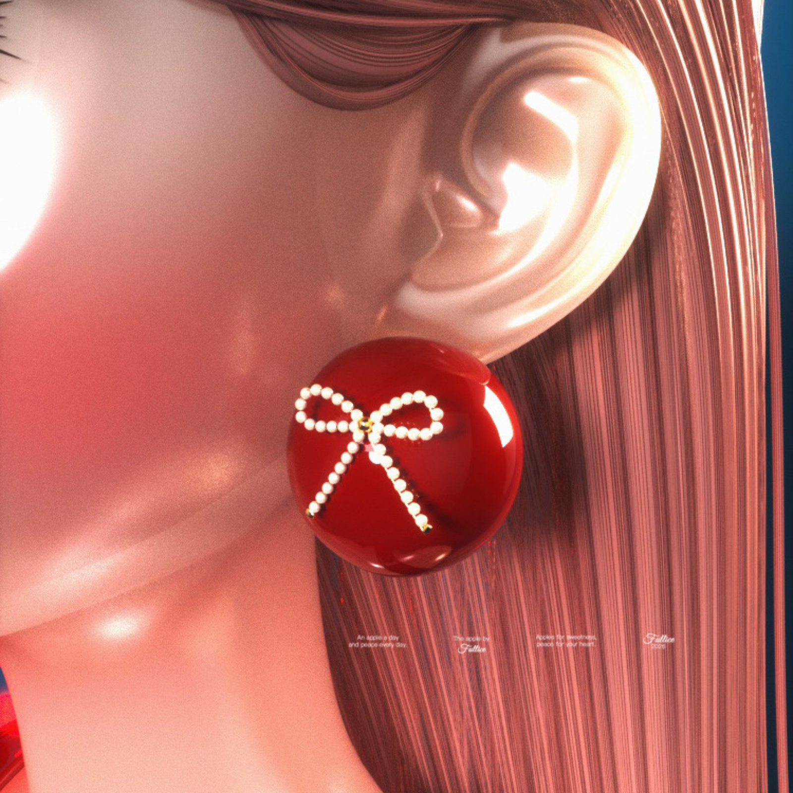 Midnight Apple - Earrings