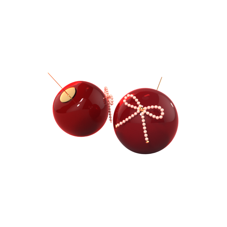 Midnight Apple - Earrings