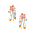Orange Shine - Earrings