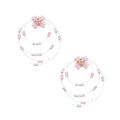 Pink Bow - Earrings