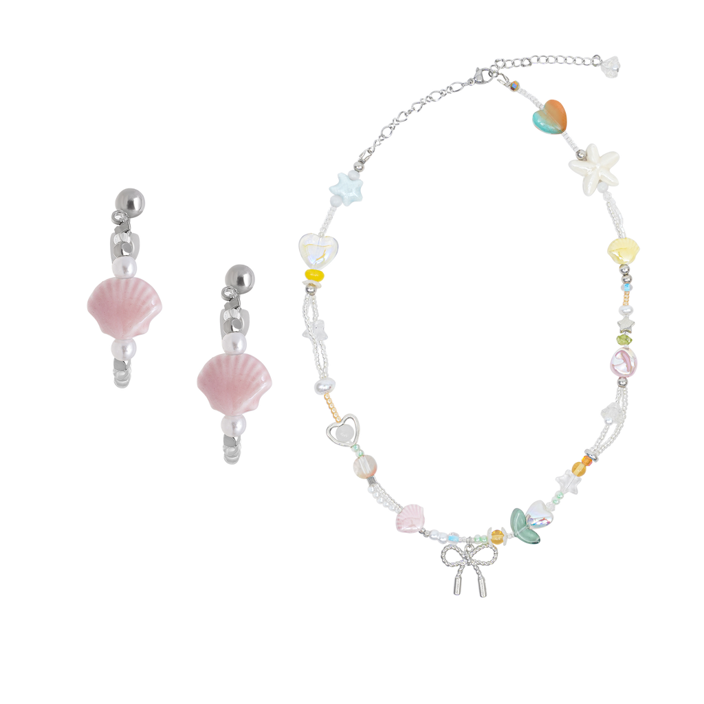 Tide Pearl - Earrings & Necklace