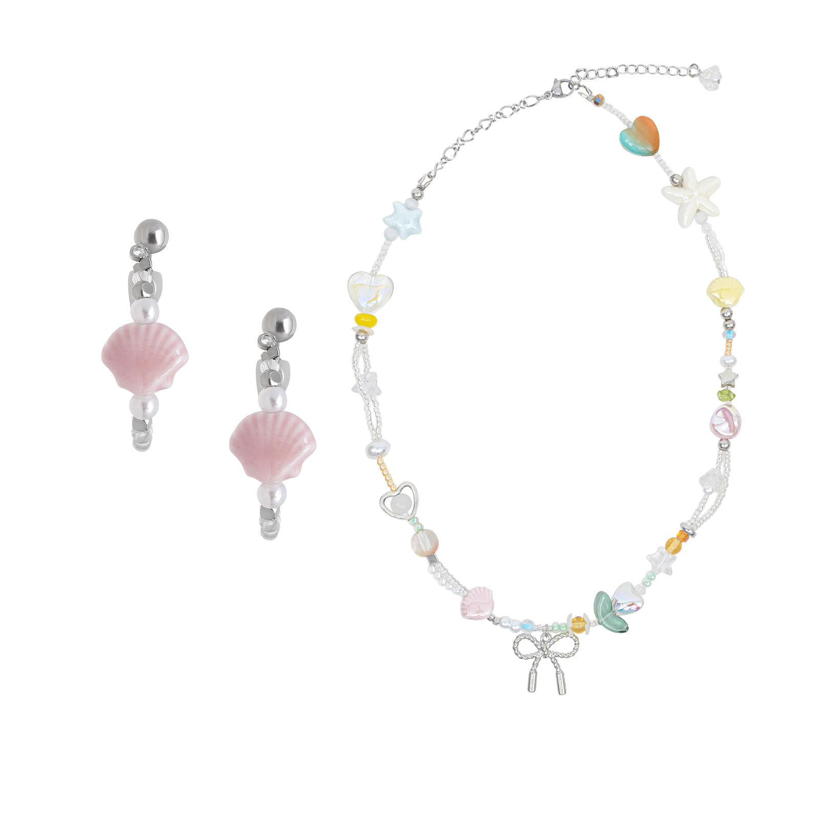 Tide Pearl - Earrings & Necklace