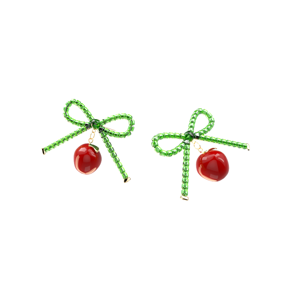 Christmas Eve Apple - Earrings